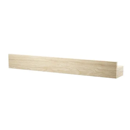 Knivmagnet med hylde, Sæbebehandlet eg, 40cm - H. Skjalm P.