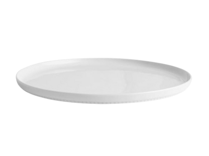 Pillivuyt Toulouse Tallerken, flad, lige kant, Dia 26 cm, Hvid