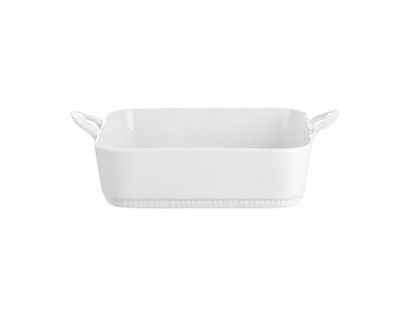 Pillivuyt Toulouse Fad 25 x 23 x 6 cm, 2,4 liter, Hvid