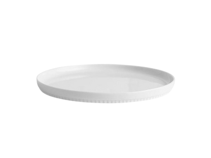 Pillivuyt Toulouse Tallerken, flad, lige kant, Dia 15,5 cm, Hvid