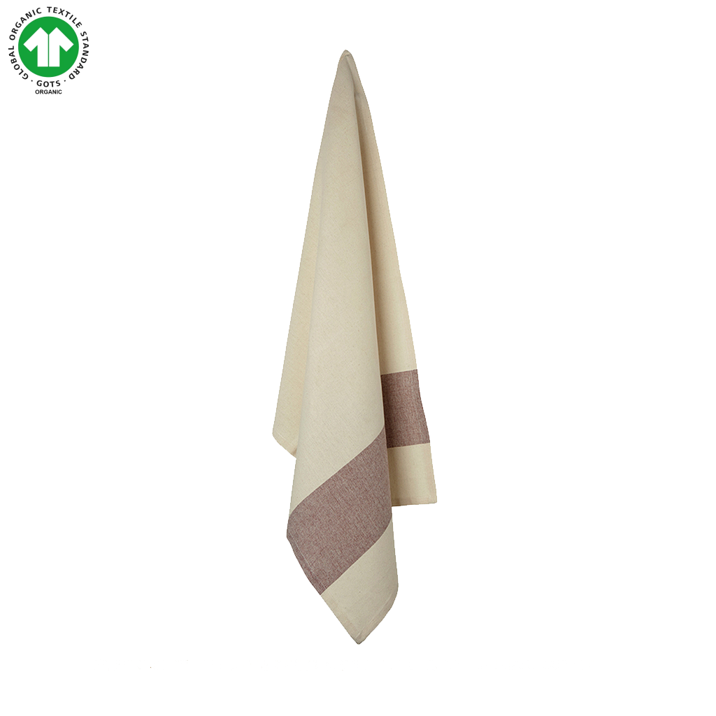 Theo | Viskestykke I Øko Bomuld Brun Viskestykker