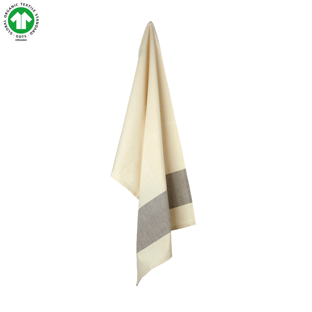 Theo | Viskestykke I Øko Bomuld Grå Viskestykker