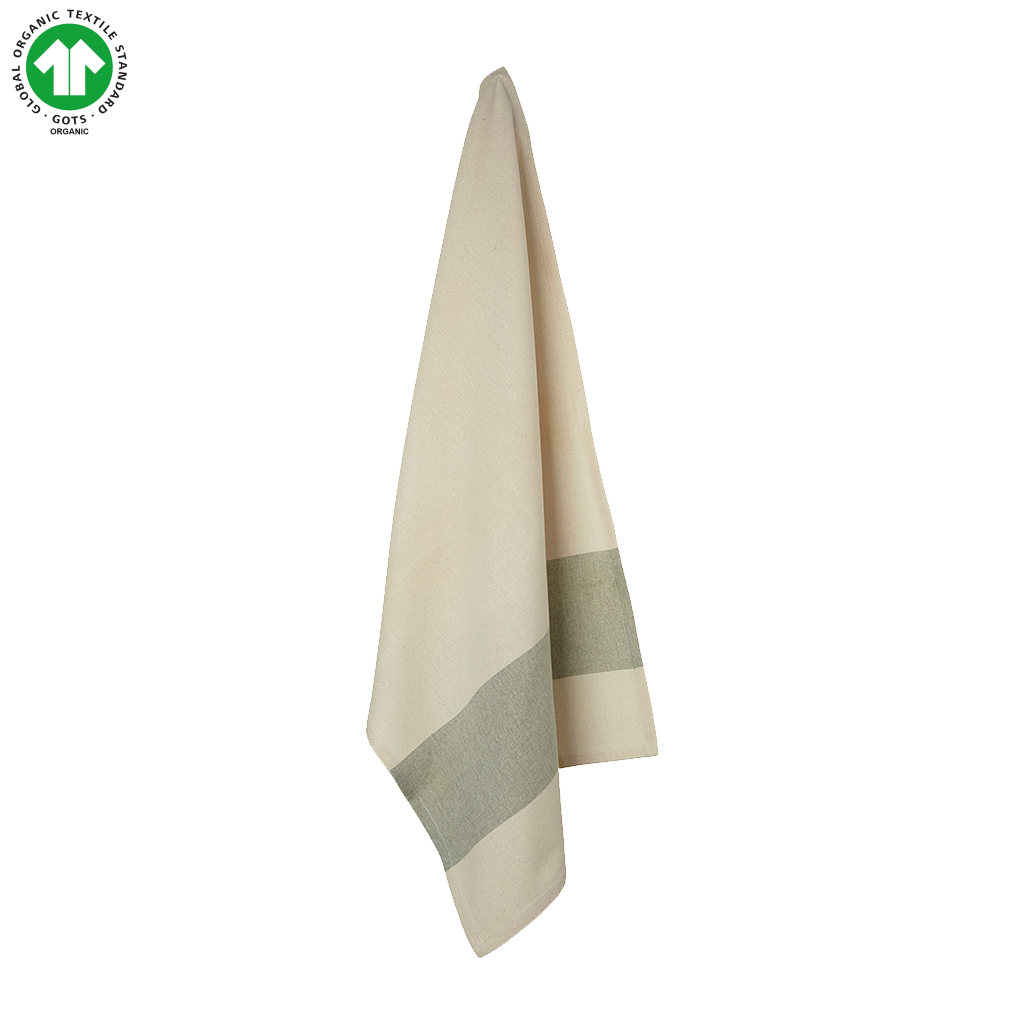 Theo | Viskestykke I Øko Bomuld Grøn Viskestykker