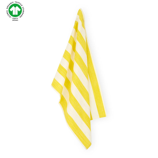 Valentin | Viskestykke off white/passionsfrugt GOTS