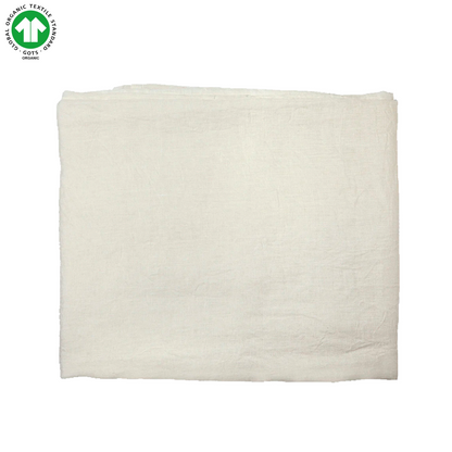 Vincent | Dug I Øko Hør 145X250 Cm / Hvid