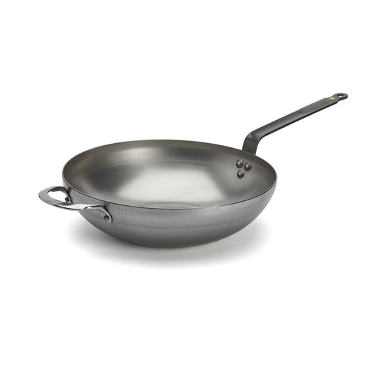 De Buyer Mineral B Wok med hank