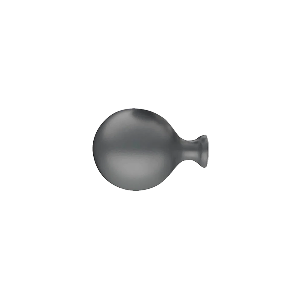 Kugle | Greb/knage Ø 3.5 cm | grå