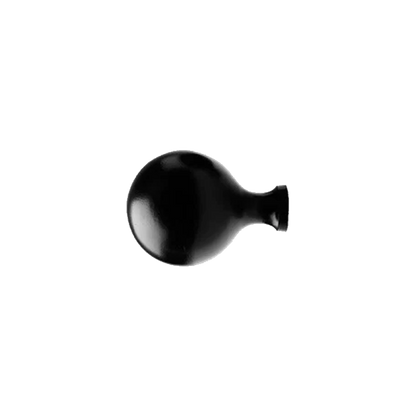 Kugle | Greb/knage Ø 3.5 cm | blank sort