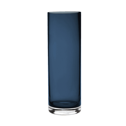 Aslaug | Vase i mundblæst glas, H.30cm, Blue
