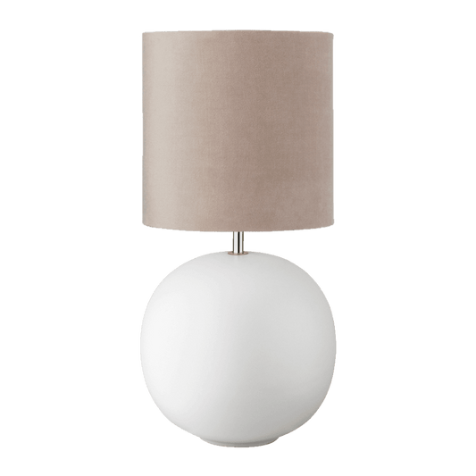 Aurora | Bordlampe i hvid keramik