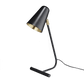 Balance bordlampe i sortlakeret med inderskærm i messing fra H. Skjalm P.. Design: H. Skjalm P.