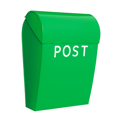 Postkasse H37 cm - H. Skjalm P.