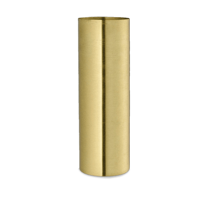 Cylinder | Vase i mat messing H30 cm