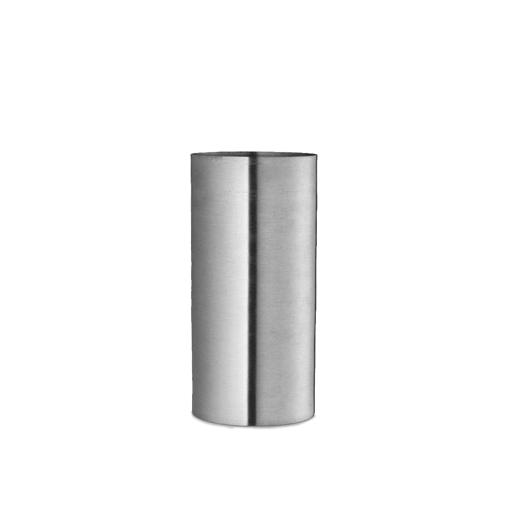 Cylinder | Vase i stål H16 cm