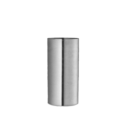 Cylinder | Vase i stål H16 cm