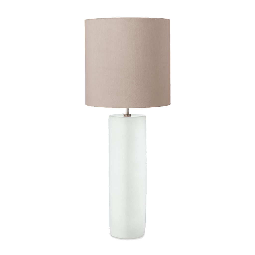 Luna | Bordlampe i hvid keramik