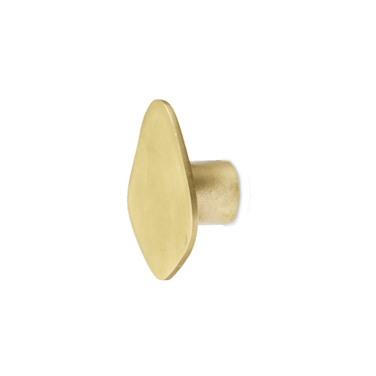 Organisk | Knage/greb Ø 3.5 cm | mat messing