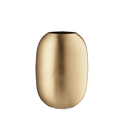 Oval | Vase i messing - H. Skjalm P.