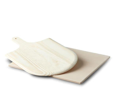 Pizza sten med spade, 38 cm.