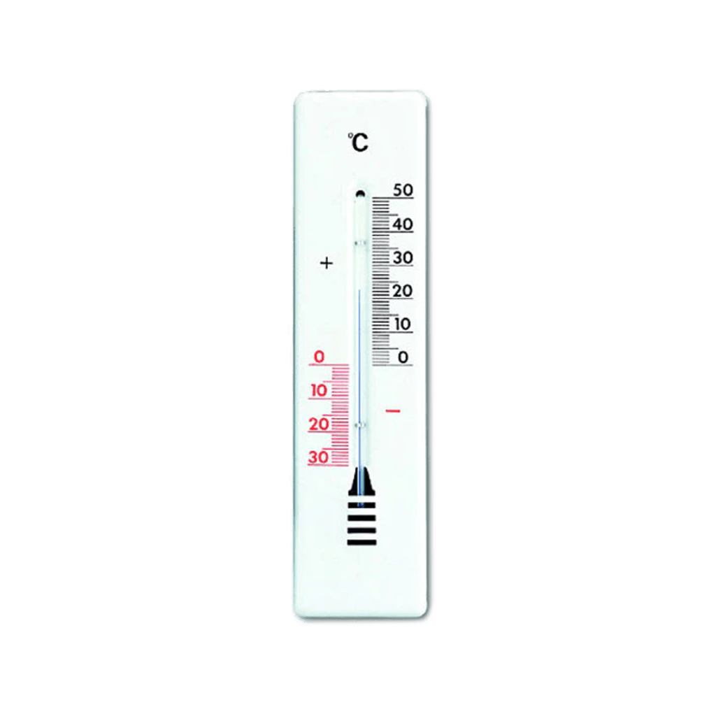 Udendørs og indendørs termometer - emalje