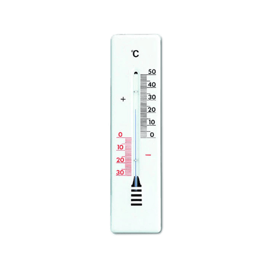 Udendørs og indendørs termometer - emalje